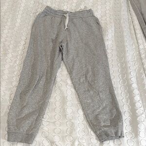 H&M Gray Sweatpants Elastic Waistband Relaxed Fit